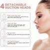 Dongng Blackhead Remover Vacuum - Electric Pore Cleaner with Hot Compress - USB Rechargeable Pore Extractor Blackhead with 3 Modes and 4 Probes - Blackhead Remover Tools for Women and Men Ideal Gift view 4