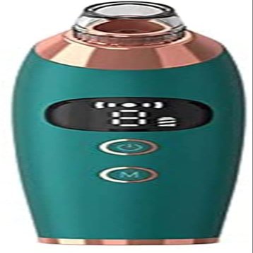 Dongng Comedone Extractor,Pore Cleaner,Facial Pores Cleaner,USB Rechargeable 5 Suction Modes 5 Probes Vacuum Blackhead Remover Tool Kit with Heat Funtion Black Head Remover (Green)