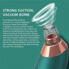 Dongng Comedone Extractor,Pore Cleaner,Facial Pores Cleaner,USB Rechargeable 5 Suction Modes 5 Probes Vacuum Blackhead Remover Tool Kit with Heat Funtion Black Head Remover (Green) view 4