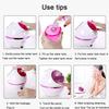 Dongng Nano Ionic Facial Steamer Professional Home Facial Sauna Spa for Face Moisturizing Cleaner,Pores Cleanse Clear Blackheads Acne Impurities Skin Cares Portable Ideal Gift view 4
