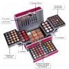 All In One 132 Color Makeup Kit, Professional Case, Teen Girls Set, Multicolor Eyeshadow Palette (006N1-Pink) view 2
