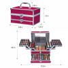All In One 132 Color Makeup Kit, Professional Case, Teen Girls Set, Multicolor Eyeshadow Palette (006N1-Pink) view 4