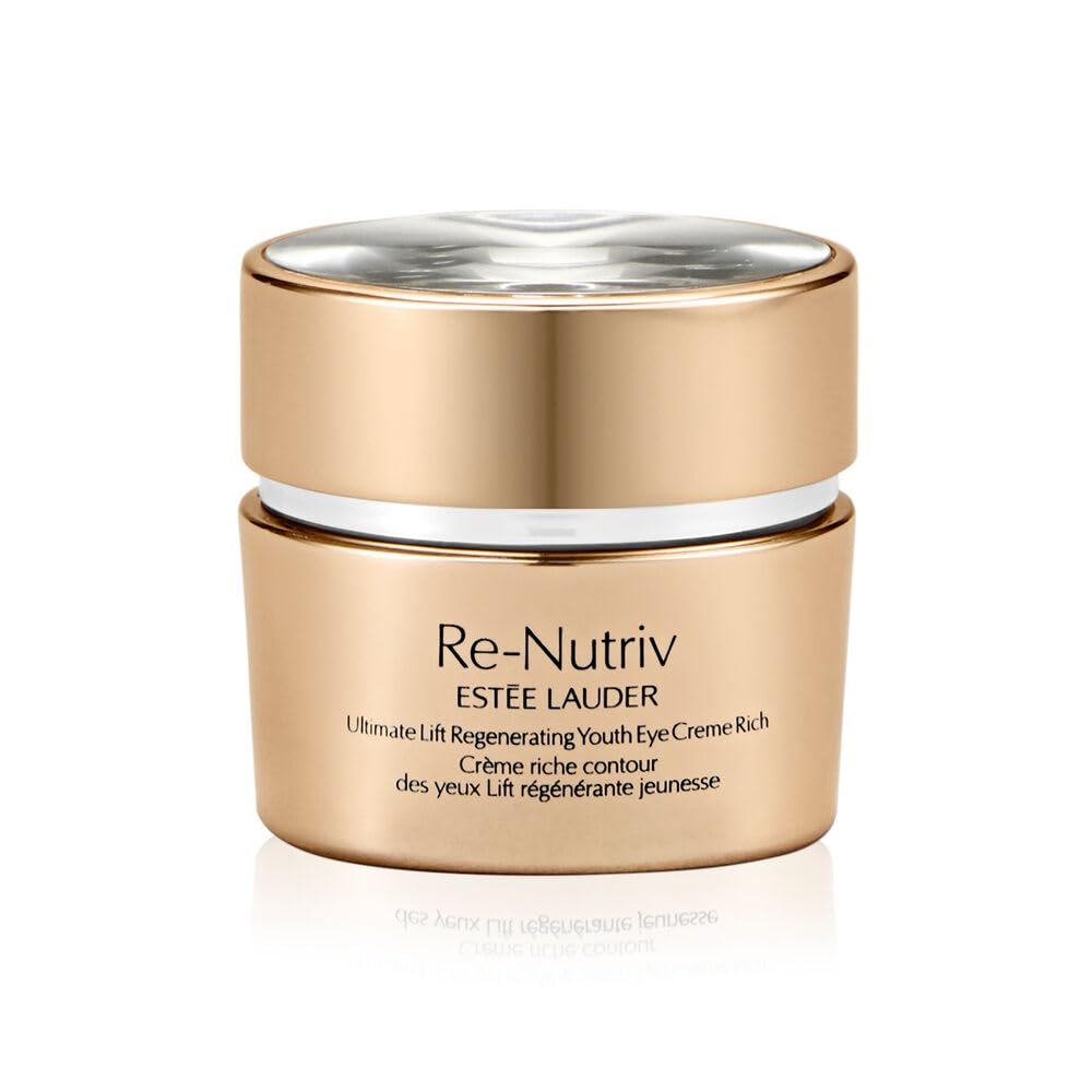 Este Lauder Re-Nutriv Ultimate Lift Regenerating Youth Eye Cream Rich | Under Eye Cream for Dark Circles & Anti-Aging, 0.5 Ounce
