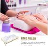 SOLUSTRE 1pc Marble Manicure Support Cushion Practical Hand Pillow for Nail Art Wrist Rest Pad for Salon Use Stylish and Comfortable Design for Professional Nails view 4
