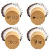 Aethland Personalized Shaving Brush Set for Men Dad, Customized Name Letters Shave Brush Stainless Steel Shaving Razor Holder Soap Bowl Mug Shaving Brush Kit for Men Gifts view 2