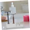 1pc Beard Rack Alloyl Holder Hanging Compact Three-in-one Shaving Storage Bracket Fashion Hanger Brush Stand Manual Alloy Zinc Practical Razor view 2