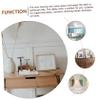 1pc Beard Rack Alloyl Holder Hanging Compact Three-in-one Shaving Storage Bracket Fashion Hanger Brush Stand Manual Alloy Zinc Practical Razor view 3