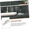 1pc Beard Rack Alloyl Holder Hanging Compact Three-in-one Shaving Storage Bracket Fashion Hanger Brush Stand Manual Alloy Zinc Practical Razor view 4