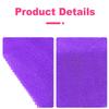 African Net Sponge, Kissfee Body Exfoliating Bath Towel Skin Exfoliation for Shower, Back Scrubber Skin Smoother Long Wash Scrub Cloth Washcloth Washer for Men Women (Purple) view 2