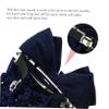 3pcs Hair Net with Bow Snood Hairpins Hair Snoods for Women Girls Hair Clips Girl Hair Bows Hair Nets for Ballet Hair Claw Clips for Women Bun Hair Nets Miss Hair Knot Profession view 4