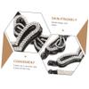 3pcs Hairpins Haireraser Strong Tension Hair Clip Hair Clips Hair Barrettes for Women Hair Barrettes for Girls Black Ponytail Holder Banana Hair Clip Korean Generous Miss view 3