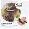 3pcs Hairpins Haireraser Strong Tension Hair Clip Hair Clips Hair Barrettes for Women Hair Barrettes for Girls Black Ponytail Holder Banana Hair Clip Korean Generous Miss view 4
