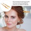 SOLUSTRE 2pcs Natural Hair Sticks Elegant Vintage Hairpins for Bun Styles Lightweight Hair Ornaments for Women for Weddings and Everyday Use view 3