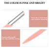 3pcs Straight Handle Eyebrow Trimmer Touch up Cosmetology Kit Eyebrow Trimmer Blades Shavers for Women Make up Kit Eyebrow Shaper Kit Facial Tool Face Pink Women's Pp Set view 3