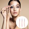 3pcs Straight Handle Eyebrow Trimmer Touch up Cosmetology Kit Eyebrow Trimmer Blades Shavers for Women Make up Kit Eyebrow Shaper Kit Facial Tool Face Pink Women's Pp Set view 4