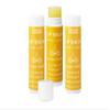 ALIDA PURE Lemon Ginger Lip Balm Collection, Vegan Set, Bees Wax Free, with Organic Jojoba and Avocado Oil, Vitamin E, Natural Moisturizer For Dry, Cracked, or Chapped Lips, 3 Tube Set