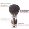 Cumberbatch Shaving Kit for men, Badger Shaving brush, Razor and brush Stand, Stainless steel Shaving Bowl, Mens shaving kit gift set view 2