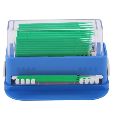 Dental Micro Applicator,Mutipurpose Tip Bendable Sticks Brush 3 Colors Dispenser with Box for Personal Care(L)