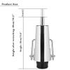 BJTDLLX 15inch Barber Chair Hydraulic Pump, Adjustable Barber Beauty Salon Chair Replacement Hydraulic Pump 4 Screw Pattern Pump Barber Hairdressing Salon Spa Chair Beauty Equipment 440lbs Capacity view 2