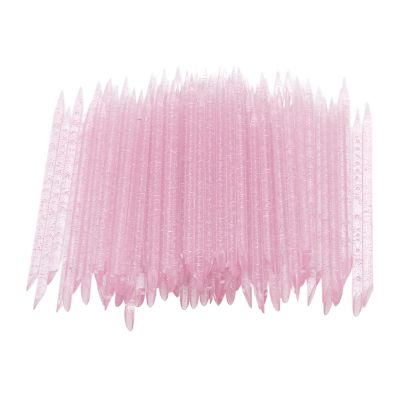 100 PCS Disposable Nail Stick Cuticle Pusher bulk, Nail Care Sticks, Cleaning Cuticle Stick Cuticle Manicure and Pedicure Stick for Fingernail for Men and Women Home Salon()