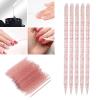 100 PCS Disposable Nail Stick Cuticle Pusher bulk, Plastic Nail Care Sticks, Cleaning Cuticle Stick Cuticle Manicure and Pedicure Stick for Fingernail for Men and Women Home Salon (Scarlet) view 4