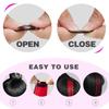 12 PCS Red Hair Extensions Clip in, Colored Party Highlights Extension for Kids Girls Synthetic Hairpiece Straight 22 inch view 3
