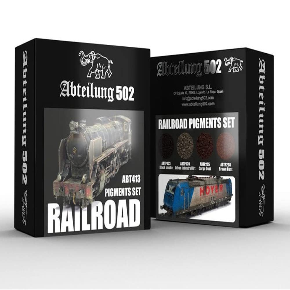Abteilung 502 Pigment Set ABT413 Railroad (4x20ml)