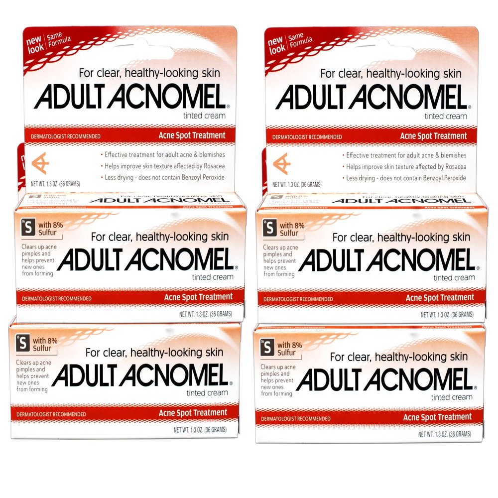 Acnomel Adult Acne Medication Cream 1.3 Oz - 4 Pack