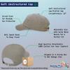 Speedy Pros Soft Baseball Cap Kayak Hair Dont Care Hair and Beauty Hair Twill Cotton Dad Hats for Men & Women Light Grey view 2