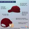 Speedy Pros Soft Baseball Cap Garden Hair Dont Care Hair and Beauty Hair Twill Cotton Dad Hats for Men & Women Burgundy view 2