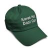 Speedy Pros Soft Baseball Cap Kayak Hair Dont Care Hair and Beauty Hair Twill Cotton Dad Hats for Men & Women Forest Green view 1