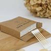 100 Bamboo Cotton Swabs Wooden Cotton Buds, Eco Friendly Cotton Swabs Wood Stick, White, 3inch view 2