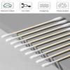 100 Bamboo Cotton Swabs Wooden Cotton Buds, Eco Friendly Cotton Swabs Wood Stick, White, 3inch view 3