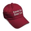 Speedy Pros Soft Baseball Cap Kayak Hair Dont Care Hair and Beauty Hair Twill Cotton Dad Hats for Men & Women Burgundy view 1