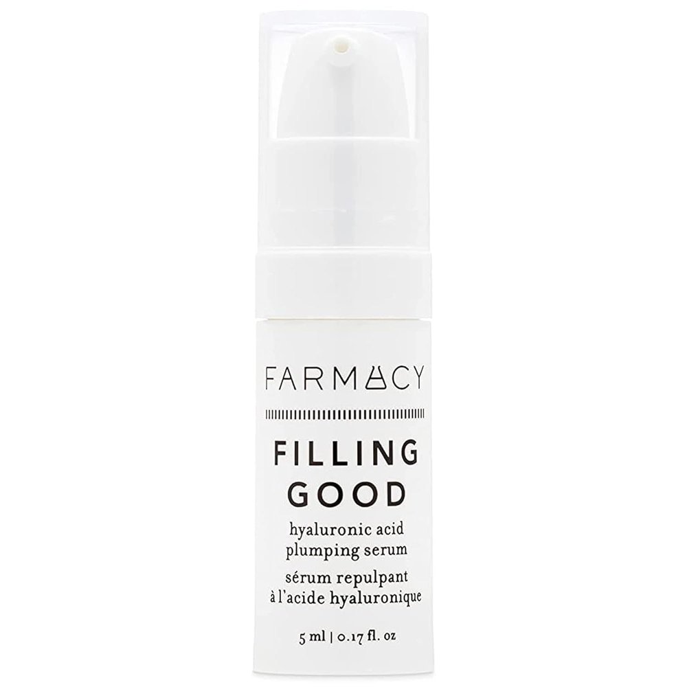 Farmacy Filling Good Hyaluronic Acid Serum for Face - Anti Aging Skin Care + Hydrating Face Serum - Plumps, Smoothes & Helps to Visibly Improve Skin Firmness for a Youthful Complexion (5ml)