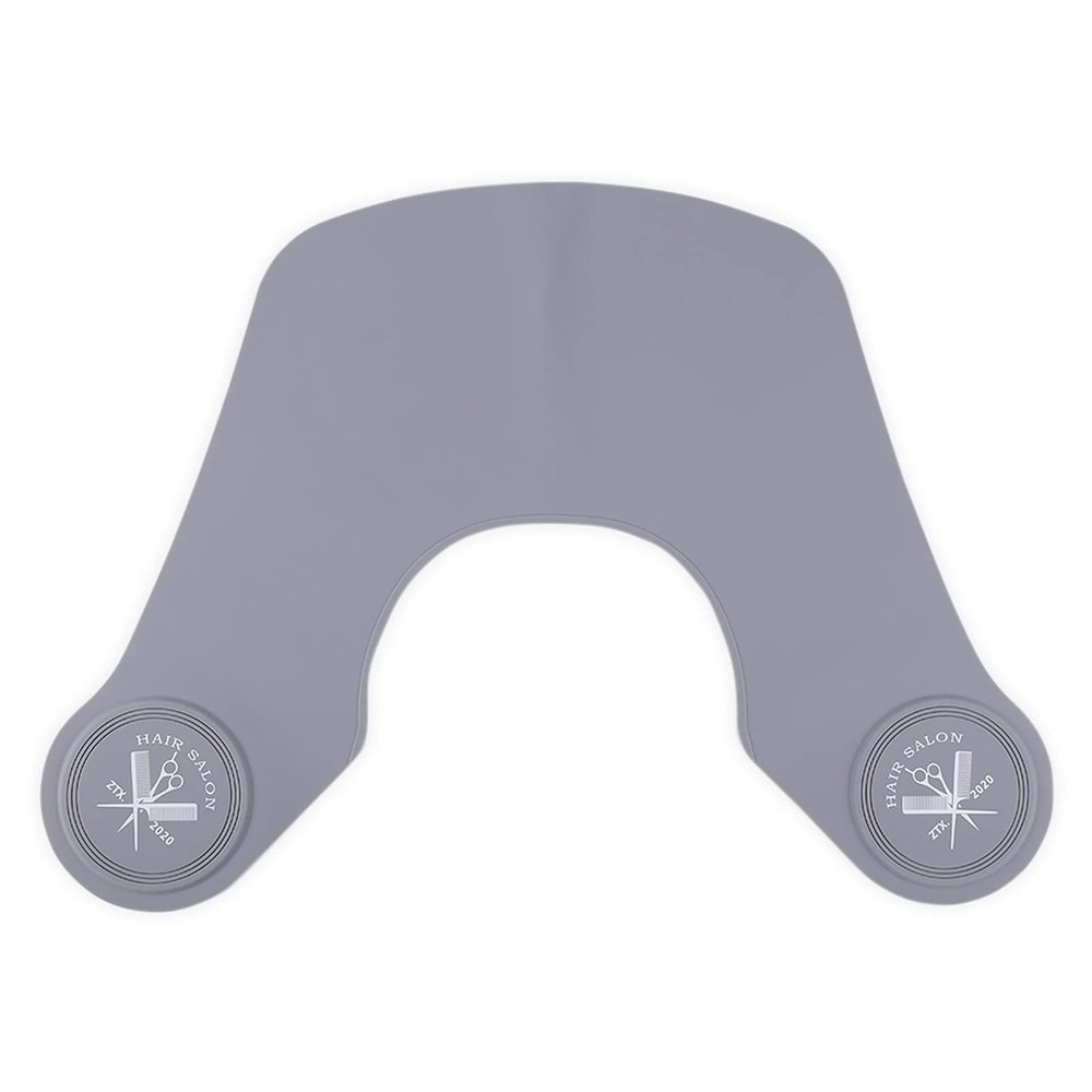 XIAOSAKU Barber Cape Silicone Neck Capes Wrap Collar Shield Hair Coloring Styling Salon Hairdressing Hair Styling Wrap Capes for Men, Women and Kids (Color : A)