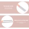 3pcs Straight Handle Eyebrow Trimmer Makeup Eyebrow Shaver Brow Shaper Brow Razor Facial Hair Remover Plastic Handle Eyebrow Trimmer Eyebrow Tools Eyebrow Trimming Shaver view 3