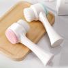 AKOAK 1 Pack 2-in-1 Cleansing Brush for Manual Facial Cleansing, Two-Sided Skincare Facial Cleansing Brush, Silicone Facial Scrubbing Brush for Deep Pore Exfoliation, Cosmetic Massage view 2