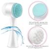 AKOAK 1 Pack 2-in-1 Cleansing Brush for Manual Facial Cleansing, Two-Sided Skincare Facial Cleansing Brush, Silicone Facial Scrubbing Brush for Deep Pore Exfoliation, Cosmetic Massage view 4