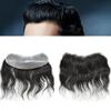 V-Shape PU Base Thin Skin Frontal V-loop Natural Hairline Hair System For Receding Hairline Front Hair 18CM x 4CM FACE MIRACLE From USA (4cm*18cm, 1B# Off Black-100% Light Medium) view 1