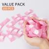 Classycoo Compressed Towel 100 PCS Mini Tablets Disposable Portable Face Towel Cotton Coin Tissue Eco-Friendly for Travel, Camping, Hiking, Sport, Beauty, Home Hand Wipes, Outdoor Activities Pink view 4