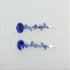 Faship A Pair Of Blue Premium Rhinestone Crystal Floral Hair Clips 2 Pcs Pins view 2