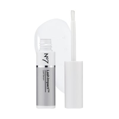 No7 Lash Impact Lash Serum - Brow & Eyelash Serum for Visibly Fuller, Thicker, Darker Looking Lashes in 8 Weeks (6.1ml)