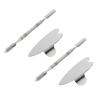 2 Sets Ring Palette Small Love Heart Tray Drawing Tray Cream Mixing Makeup Paint Small Drawing Plates Foundation Mixing Artist Painting Watercolor Painting Nail Stainless Steel view 1