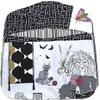 Artisan Cotton Clothespin or Accessory Bag (Scary Seamstress Gothic) view 1