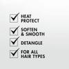 Nexxus Prep & Protect Leave-In Spray Weightless Style Detangler Leave-in Conditioner Spray Moisturizer, Detangler & Heat Protectant 4.1 oz view 4