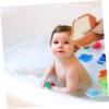 1pc Baby Bath Sponge Tub Pouf Shower Ball Exfoliating Mesh Brush Body Scrubber Loofah Sponge Kids Exfoliating Bath Scrubber Body Wash Scrubber Shower Sponge Alien Toddler Mittens view 2