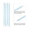 100 Pcs Nail Care Cuticle Pusher, Nail Care Sticks for Cuticle Pusher Rubber Cleaning Pen Dead Skin Cleaner Peeling Peeling Nail Art Manicure Tool(blue) view 4