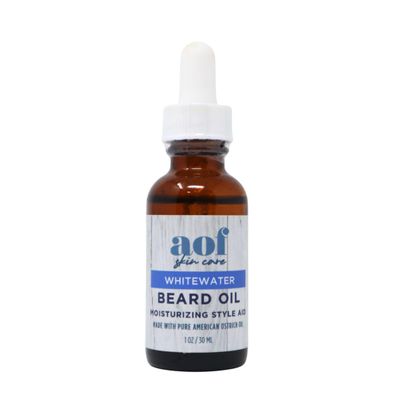 American Ostrich Farms Beard Oil & Conditioning Style Aid, Whitewater