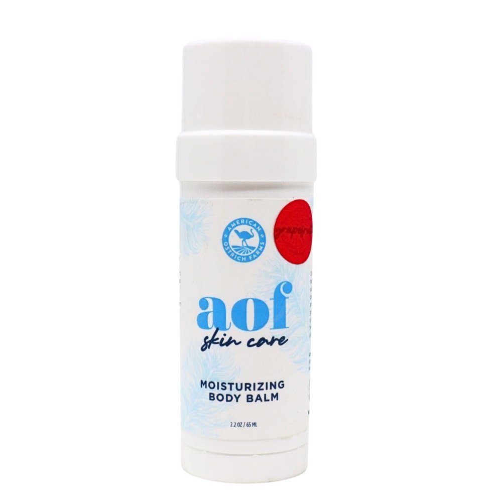 American Ostrich Farms Moisturizing Body Balm Stick | Soothing Lotion Bar, Grapefruit